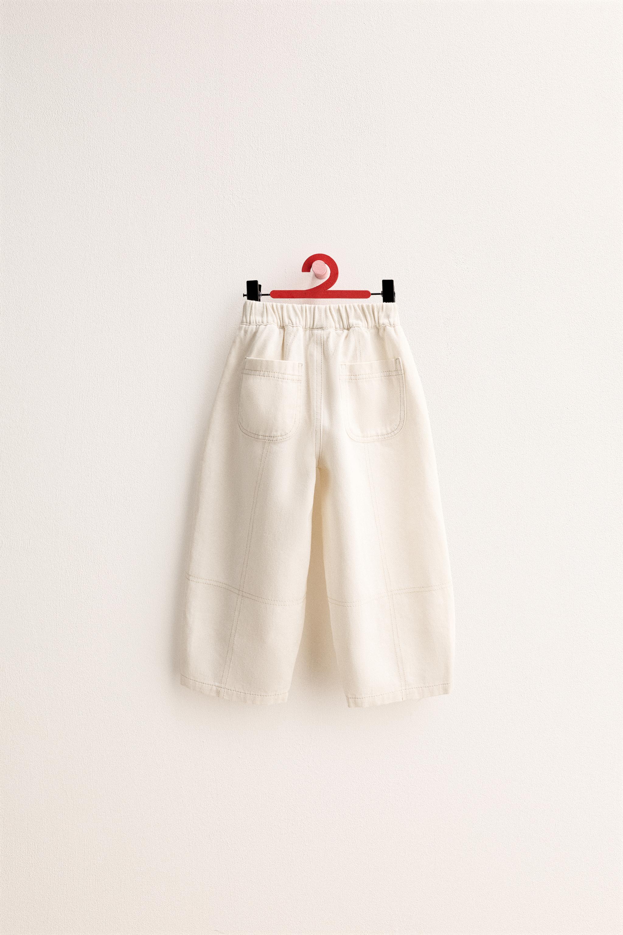 ZARA TIMELESS - PLAID BAGGY TWILL PANTS
